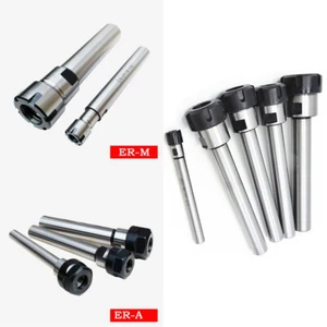 C8/10/20 ER8~25 A/M Collet Chuck Holder CNC Milling Extension Rod Straight Shank - Picture 1 of 25