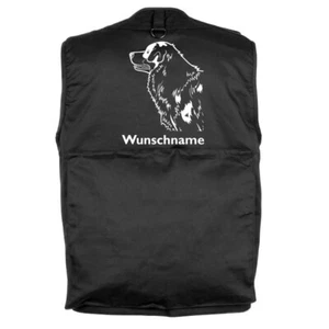 MIL-TEC Hundesport Outdoor Weste Australian Shepherd inkl. Wunschname - Bild 1 von 3