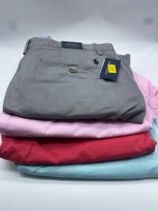 NWT Polo Ralph Lauren 9" Inseam Classic Short Gray Pink Red Turquoise 0020 - Picture 1 of 5