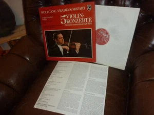 Mozart Violin Concertos, Arthur Grumiaux, German Philips 6747 308 Box 3 LP 1985 - Imagen 1 de 4