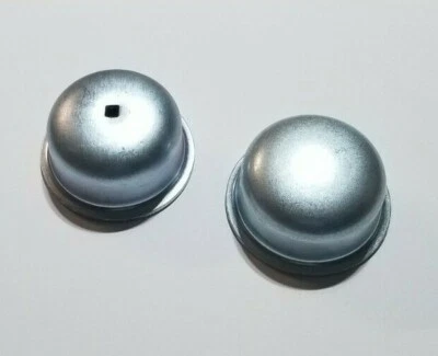 FRONT WHEEL GREASE CAP SET LEFT & RIGHT VOLKSWAGEN T1 BUG BEETLE 1966-1979 - Image 1 of 3