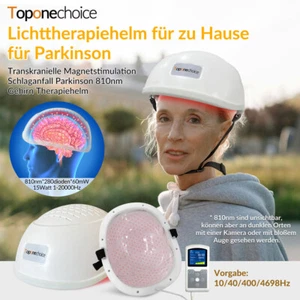 280 Dioden NIR Licht Therapie Helm Gehirn Photobiomodulation für Schlaganfall - Bild 1 von 12