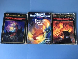 3 Advanced Dungeons & Dragons Guides 1989 & 1997 - Picture 1 of 12