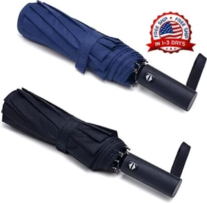 Paraguas de viaje A prueba Auto Abrir Cerrar Plegable Plegable Pequeño Compacto - Bild 1 von 8