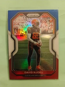 2020 Panini Prizm - David Njoku #61 Red White & Blue Prizm - Bild 1 von 3