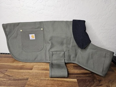 Carhartt Firm Duck Insulated Dog Chore Jacket Coat ARMY GREEN Sz Large NWOT - Image 1 of 4