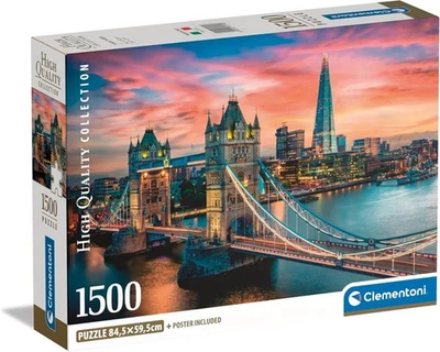 Clementoni Jigsaw Puzzle Collection LONDON TWILIGHT 1500 Pieces New Sealed - Image 1 of 3