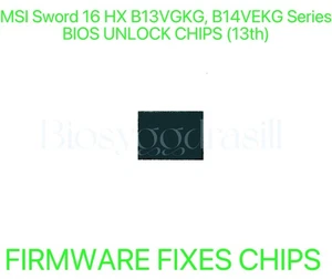 MSI Sword 16 HX B13VGKG, série B14VEKG, ADMIN SANS MOT DE PASSE MICROLOGICIEL PUCE BIOS - Photo 1/1
