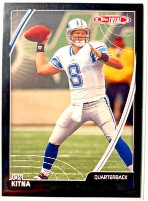 2007 Topps Total - Jon Kitna #37 Black /50 - Image 1 of 2