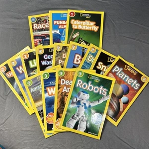 Lot of 16 National Geographic Kids Leveled Readers RL Pre-Reader 1 ,2 & 3 Safari - Picture 1 of 9