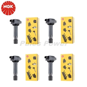 4 x OEM NGK Ignition Coils For Honda CRV 2007-2011 Accord 2008-2013 City 2009-24 - Picture 1 of 6