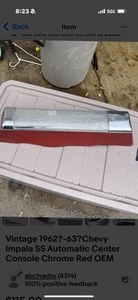 Nice Used Center Console 1963 Chevrolet Impala - Rear Section - Picture 1 of 8