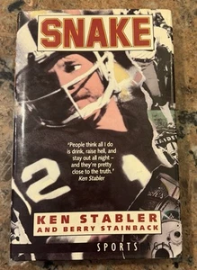 1986 Autographed Snake Ken Stabler And Barry Stainback Book - Picture 1 of 6