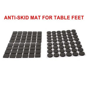 Table mat Protection Pad DIY Floor protector Black Chair leg Furniture Useful - Picture 1 of 12