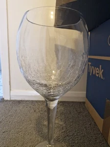 Crackled Glass Vases X 4 - Picture 1 of 5