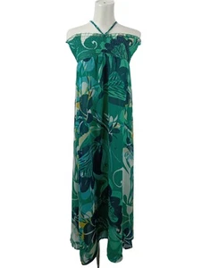 H&M Vestido de Verano Mujeres Talla EU 36 verde-azul-blanco look casual - Imagen 1 de 5