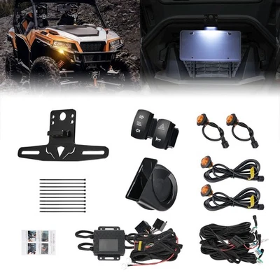KEMIMOTO UTV Turn Signal Kit, Pre-Wired, Plug and Play UTV ATV Blinker with Rock - Image 1 of 4