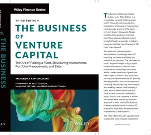 The Business Of Venture Capital The Art Of Raising A Fund, Structuring - Foto 1 di 1