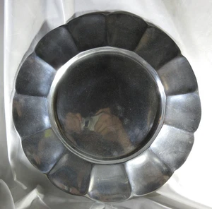 Vari Disenos Ismael Valenzuela Pewter Margaritas Platter Round 12.75" NWT - Picture 1 of 4