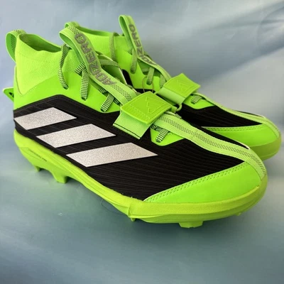 Chuteiras de beisebol Adidas Adizero Edge+ TPU verde solar/preto tamanho masculino 10 IH6139 - Imagem 1 de 4
