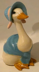Vintage Hagen Renaker? Mother Goose Miniature Ceramic Figurine 2" Blue - Picture 1 of 7