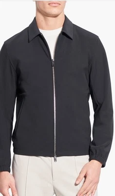 $425 Theory Brody Full Zip Jacket In Precision Pointe Baltic Blue XXL - Image 1 of 4