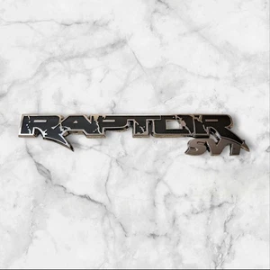 Brand New 2010-2014 Ford F150 Raptor SVT Truck Rear Tailgate Emblem Decal - Foto 1 di 2