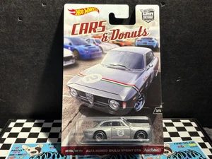 1/64 HOT WHEELS CARS & DONUTS ALFA ROMEO GUILA SPRINT GTA RACE #2 3/5 BHW #2 - Bild 1 von 2