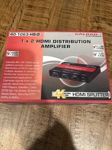 Calrad 40-1063-hs-2 1x2 HDMI Distribution Amplifier - Photo 1/3