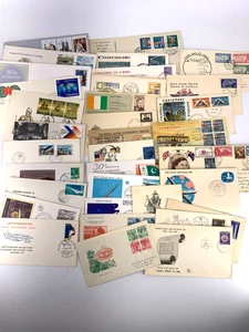 50er bis 1900er Jahre FDC FDI Gewerbe (Lot 34) gestempelte Briefumschläge - Bild 1 von 13