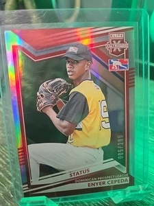 2022 Panini Elite Extra Edition - Enyer Cepeda #174 Red Status 5/299 (RC) - Bild 1 von 2