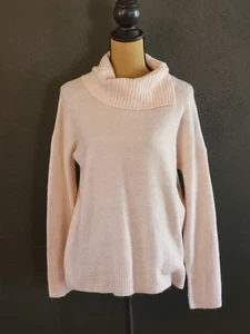 Banana Republic hellrosa Medium Acryl Strick Wasserfallausschnitt Sitzer - Bild 1 von 9