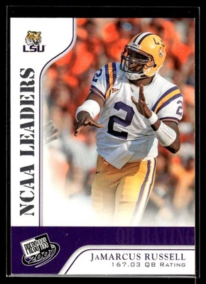 2007 Press Pass JaMarcus Russell LSU Tigers #52 - Image 1 of 2