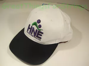 Cappello berretto baseball Health New England bianco nuovo regolazione taglia unica tinta unita - Foto 1 di 1