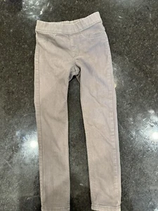 H & M Gray Straight Leg Elastic Girls 5T Jeans  - Picture 1 of 7