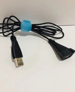 Logitech USB Male To Female A/B Extension Cable 5ft Receiver Cord Wireless Mouse - Picture 1 of 8