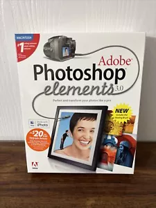 Adobe Photoshop Elements 3.0 Mac Works With iPhoto - Picture 1 of 3