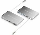 HYPERDRIVE Ultimate 11-port USB Type-C Connection Hub Charging Silver - Currys