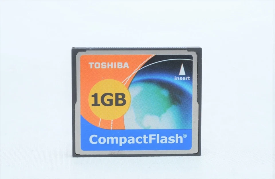 TOSHIBA 1GB CF CompactFlash CF Memory Card - Image 1 of 1