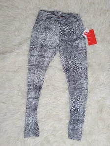 |||Hot Kiss|||2 pack high Waist Leggings Size Medium Snake Skin Black Super Soft - Picture 1 of 2