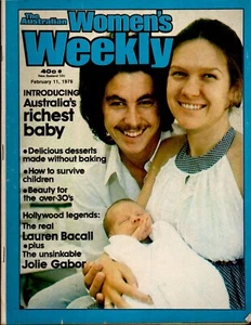 Aust Women's Weekly - Feb. 11, 1976 - Lauren Ball, Jolie Gabor + Victoria Shaw - Picture 1 of 3