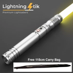 Metal lightsaber Laser Saber Heavy Duty Sword NEO LED Pixel 112cm with CARRY BAG - Picture 1 of 13