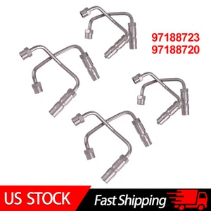 Set 8 Fuel Injector Lines For Chevrolet GMC Duramax 6.6 LB7 2001 2002 2003 2004 - Picture 1 of 17