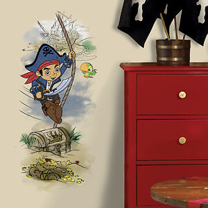 CAPTAIN JAKE AND THE NEVERLAND PIRATES GiaNT WALL DECALS NEW 38" Pirate Stickers