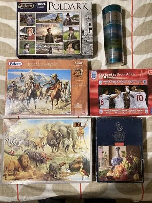 6x ECLECTIC MIX OF JIGSAW PUZZLES SOME PIECES MISSING HENCE LOW PRICE - Image 1 of 4