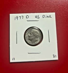 1977 D US DIME COIN - Picture 1 of 2