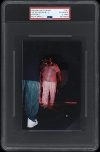 1990’s NOTORIOUS B.I.G. TYPE 1 PHOTO SNAPSHOT BIGGIE SMALLS PERFORMING LIVE PSA - Picture 1 of 3