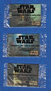 2002 Star Wars Energizer Max Action Battle 3 Card Set Sealed Canadian - Picture 1 of 2