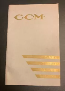 Vintage 1936-37 CCM Hockey / Ice Skating Sporting Goods Catalogue - Picture 1 of 6