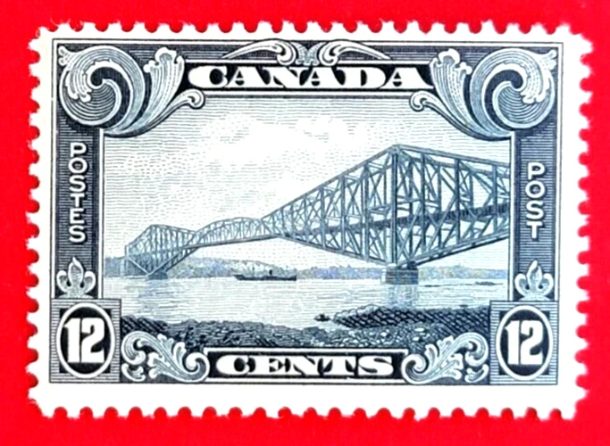 Canada Stamp #156 "Quebec Bridge" MLH F-VF - Image 1 of 1